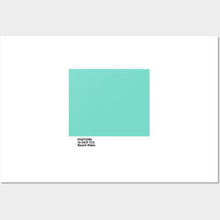 pantone 13-5412 TCX Beach Glass Posters and Art